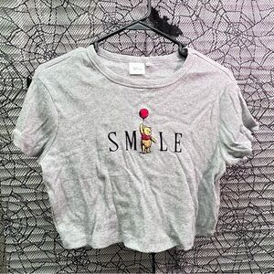 Smile Winnie the Pooh Disney crop top